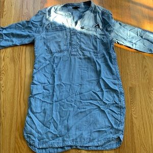 Jcrew pull over chambray dress